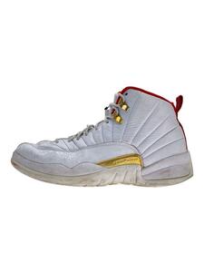 NIKE◆AIR JORDAN 12 RETRO/エアジョーダンレトロ/ホワイト/130690-107/28cm/WHT