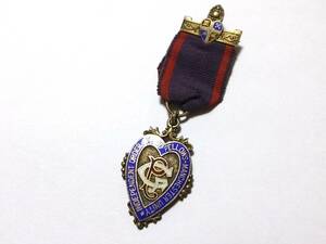 秘密結社 オッドフェローズ 銀製 記章 vintage odd fellows silver badge emblem insignia LONDON S.J.STANFIELD NORTHHAMPTON SQUARE