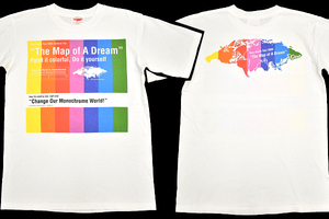 Y-1316★送料無料★超美品★公式 ゆず 夢の地図 The Map of A Dream アリーナツアー 2004 Summer Ver★アメリカ製 半袖 ライブ T-シャツ