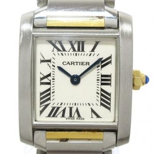 Cartier(カルティエ) 腕時計 タンクフランセーズSM W51007Q4 レディース SS×K18YG アイボリー
