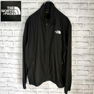 ノースフェイス　THE NORTH FACE　ナイロンジャケット　フルジップ　ブラック　黒　大きいサイズ　XL　アウトドア　アウター　メンズ