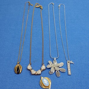 ◆ブランド アクセサリー 5点 まとめて◆ネックレス ペンダント◆LANCEL ◆Folli Follie◆ウェッジウッド◆CECIL McBEE