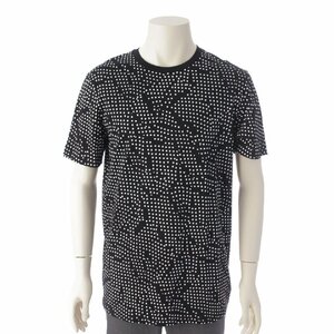 【ディオール】DIOR　ドット柄 コットン Tシャツ カットソー 733J603I8312 ブラック L 【中古】187768