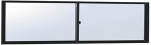 アルミサッシ YKK フレミング 半外付 引違い窓 W1235×H370 （11903）複層