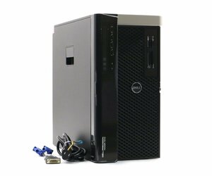 DELL Precision 7910 Tower Xeon E5-2630 v4 2.20GHz(20スレッドCPU2基) 64GB 256GB(NVMe SSD) 2TB(HDD) NVS315 DVD+-RW Windows10 Pro