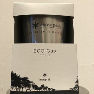 スノーピーク 直営店　京都藤井大丸限定品　エコカップ　ECO　snow peak 新品未使用