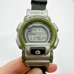 A2405-2-18 １円スタート クオーツ　稼働品　CASIO　カシオ　G-SHOCK　ジーショック　メンズ腕時計　カーキ　DW-003