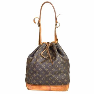 【1円～】ルイヴィトン LOUIS VUITTON バッグ ショルダーバッグ プチノエ M42226 レザー ブラウン モノグラム 中古