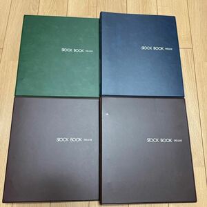 ストックブック　コレクションアルバム　厚口台紙追加式　テージー　ST-308 4穴　表紙のみ　4冊まとめ　ゆうパック80サイズ