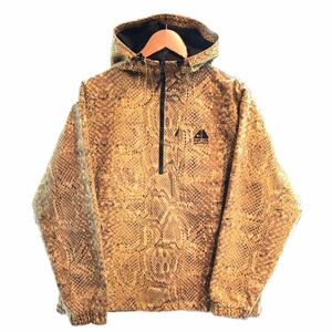 未使用 22AW Supreme Nike ACG Denim Pullover Gold Snakeskin Mサイズ シュプリーム ナイキ エーシージー デニム プルオーバー