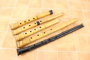 尺八 5本 まとめ しゃくはち 泉章 和楽器 竹管 楽器 日本伝統 吹奏楽器 演奏 趣味 練習 コレクション 003JLDJH25
