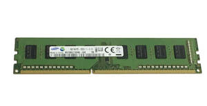 【中古パーツ】PC3 本体用 DDR3 メモリ　SAMAUNG　4GB 1R*8 PC3-12800U-11-12-A1　4GBx1枚　計4GB　■Ｍ（102）