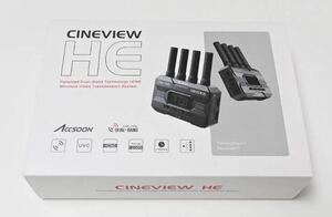 新品未開封 ACCSOON CineView HE ワイヤレス 映像伝送システム送受信機 映像送信 映像伝送 無線