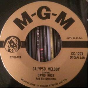 DAVID ROSE 7inch CALYPSO MELODY カリプソ