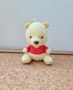 USED自宅保管【約9cm】ディズニー くまのプーさん ぬいぐるみマスコット Disney