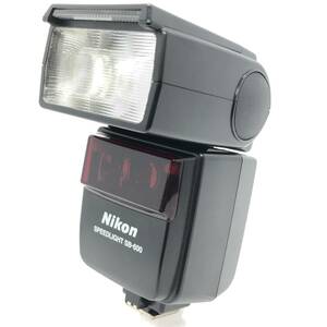 1円スタート Nikon ニコン SB-600 フラッシュ SPEEDLIGHT スピードライト 通電確認済 現状品 ストロボ カメラ 小物