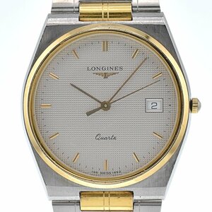 ロンジン LONGINES Ref.156 1652 デイト SS/GP クォーツ メンズ 内箱・保証書付き O#129302