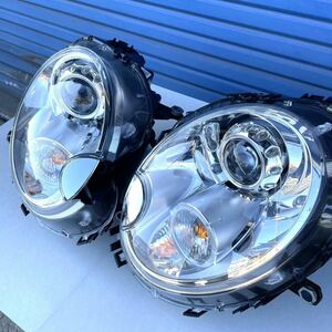 新品レンズ交換 劣化クラック無 MM16 ミニ 後期　R55 R56 R57 HID ヘッドライト 左右 MINI MF16 クーパーＳ MF16S ML16 クラブマン 