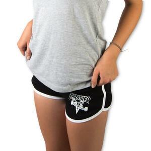 Thrasher (スラッシャー) US レディース ショートパンツ ショーツ Girls Sk8Goat Night Shorts Black ブラック (XS) スケボー SKATE SK8