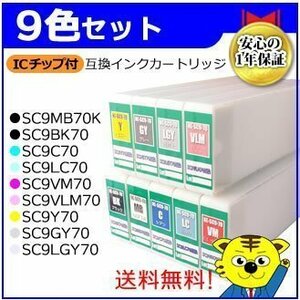 SC-P8ACD SC-P8PSPC SC-P8PSRC7 SC-P8PSRC8 SC-P8RC6 SC-P8RC7 互換インクカートリッジ［9色セット］ ICチップ付き