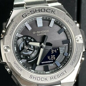 新品 CASIO G-SHOCK カシオ ジーショック スリムデザイン G-STEEL Gスチール GST-B500D-1A1JF 腕時計 ソーラー Bluetooth アナデジ