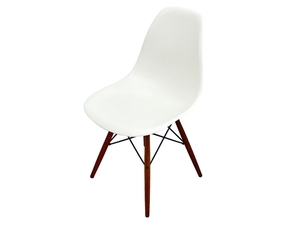 Herman Miller DSW.BKOUZFE8 Eames Side Shell Chair イームズチェア ウォールナットモデル ハーマンミラー 中古 美品 楽O8835260
