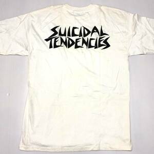 ◎メガレア！未使用！長期保管物発見！90年代初期！HK別注物！ビンテージ スイサイダル L Tシャツ ホワイト Suicidal Tendencies