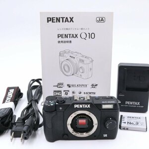 ■極上品■ PENTAX ペンタックス ミラーレス一眼 Q10 ボディ ブラック ショット数１６５９回