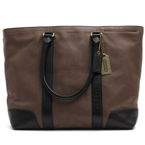 COACH コーチ トートバッグ 71026 Bleecker Business Tote In Harness Leather ブリーカー ビジネストート ハーネスレザー 牛革