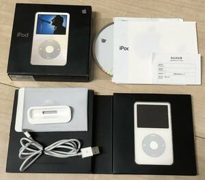 ジャンク　Apple iPod classic 30GB A1238 MB002J/A