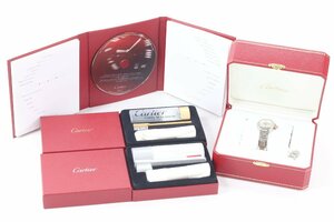 Cartier カルティエ ミス パシャ 2973 クォーツ ダイヤ 8P PG コンビ 2針 レディース 腕時計 箱 付属品 4692-HA