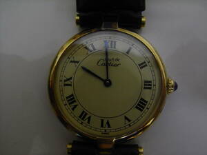 Cartier カルティエ 腕時計 メンズ VERMEIL ベルメイユ 925 不動