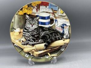ロイヤルドルトン 猫 台所 皿 飾り皿 絵皿 (1234) 