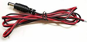 DC12V1M Cable Pigtail Plug Power DC 1M 長さ 電源ケーブル 用DC モニター 車載 や バッ