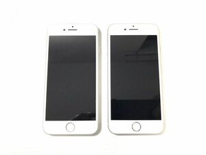 【中古美品Aランク】2台セット iPhone8 64GB ホワイト SIMフリー MQ792J/A バッテリ90%以上 ネットワーク利用制限【○】KUB240325042-43