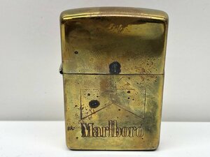 15【未使用】Marlboro　マルボロ　ZIPPO　ジッポ　オイルライター　喫煙具　喫煙グッズ 　コレクション　本体のみ　動作未確認