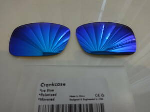 処分価格！★オークリー クランクケース用 カスタム偏光レンズ ICE BLUE Color Polarized 新品 CRANKCASE　CRANK CASE