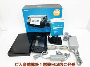 【1円】任天堂 WiiU 本体 プレミアムセット 32GB ブラック ニンテンドー Wii U 初期化済 未検品ジャンク K09-758os/G4