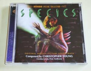 CD　スピーシーズ　種の起源　エクスパンデッド盤　サウンドトラック　全18曲　クリストファー・ヤング