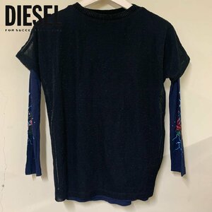 正規品/新品/未使用/8Yサイズ■サンプル品■定価15,180円■DIESEL ディーゼル キッズ レイヤード風 ラメニットセーター トップス 921