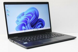 1円スタート ノートパソコン Windows11 東芝 dynabook G83 第8世代 Core i5 8250U SSD256GB メモリ8GB Windows10 カメラ 13.3インチ 薄型