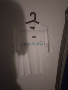 新品 SAPEur CHERISH ＆ CO S/S TEE Black ホワイト 黒 サプール Tシャツ　サイズ　L　希少　タグ付