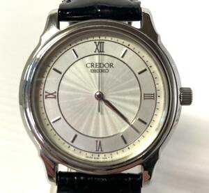 ★☆SEIKO セイコー CREDOR クレドール 腕時計 8J81-7010 電池交換済 可動品 クォーツ 純正ベルト☆★