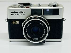 minolta ミノルタ フィルムカメラ HI-MATIC F 未チェック 現状品 管理番号04202