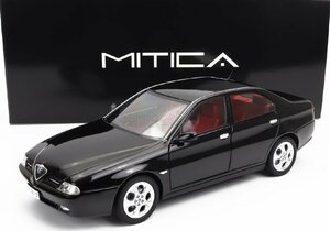 ＜予約品＞　Mitica 1/18 Alfa Romeo 166 3.0 V6 1998　Black　アルファロメオ