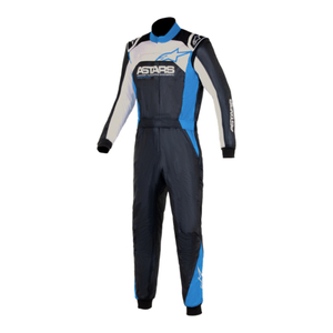 alpinestars アルパインスターズ レーシングスーツ ATOM SUIT GRAPHIC 4 サイズ54 1972 BLACK SILVER BLUE [FIA8856-2018公認]