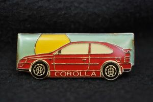 〇 TOYOTA カローラ２ ピンバッジ トヨタ 欧州仕様 COROLLA ツーリング スポーツ GT W32mm rcitys Limited1