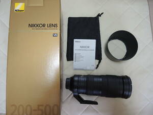 ニコン　Nikon AF-S NIKKOR 200-500mm f5.6E ED VR　箱付き