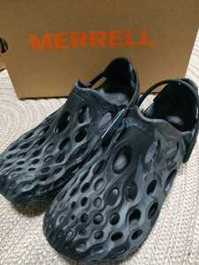 新品 未使用 MERRELL ハイドロ モック ブラック 28cm US10 メレル サンダル HYDRO MOC 黒 アウトドア 水陸 メンズ J48595