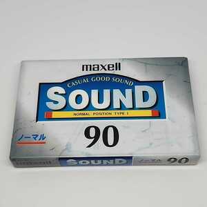 日立マクセル　maxell　SOUND90　SD-90D ノーマル　カセットテープ　往復90分　未開封品
